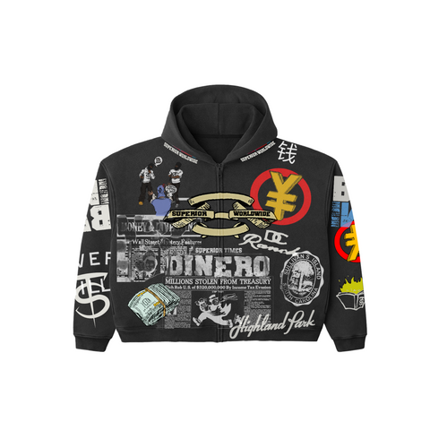 Root Of All Evil Zip-Up$