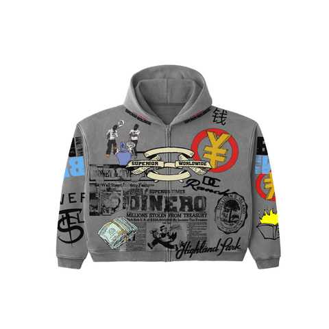 Root Of All Evil Zip-Up$